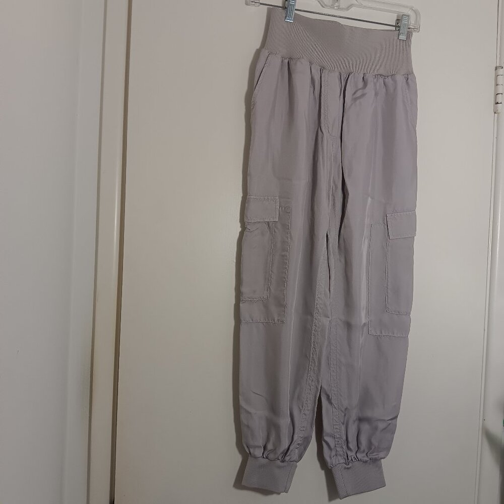 cinq a sept giles cupro jogger gray small